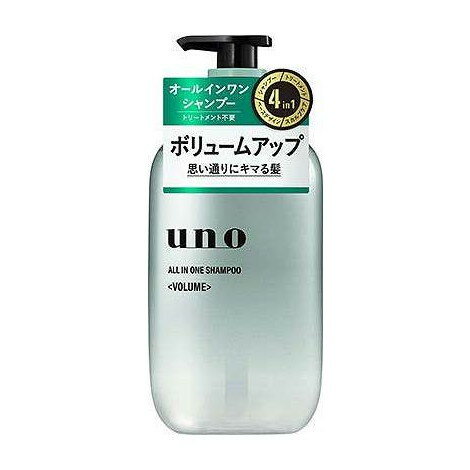 【単品2個セット】 ウーノ オールインワンシャンプー ボリューム ファイントゥデイ 480ml(代引不可)【ポイント10倍】【送料無料】