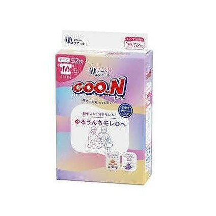グーン ゆるうんちモレ0へ Mサイズ 大王製紙 52枚(代引不可)【ポイント10倍】【送料無料】
