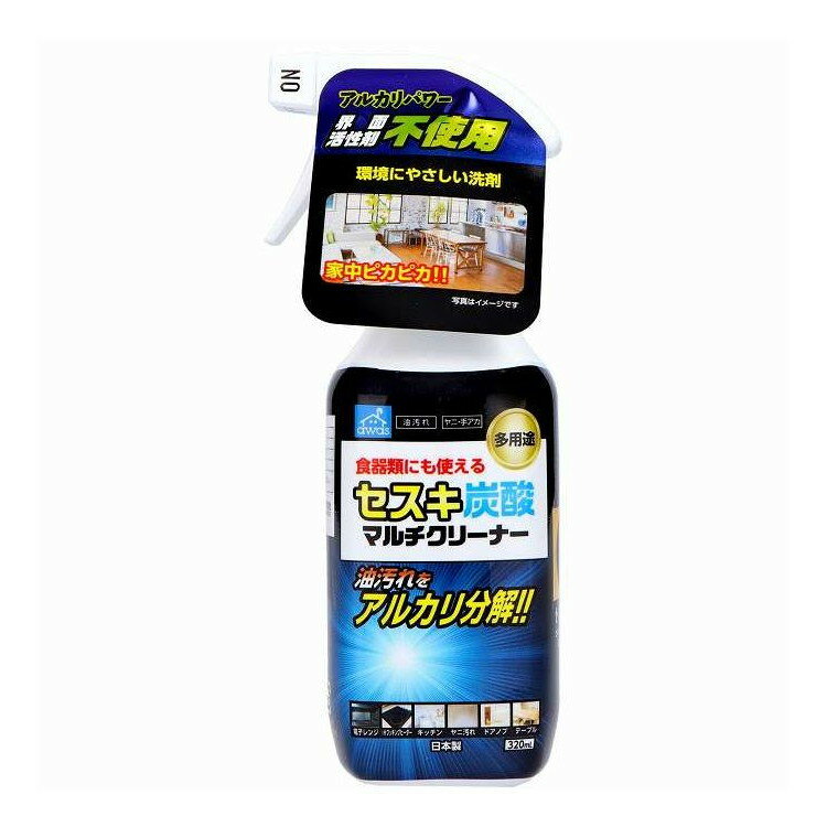 Rakuten - 【単品4個セット】 セスキ炭酸マルチクリーナー ロケット石鹸 320mL(代引不可)【ポイント10倍】