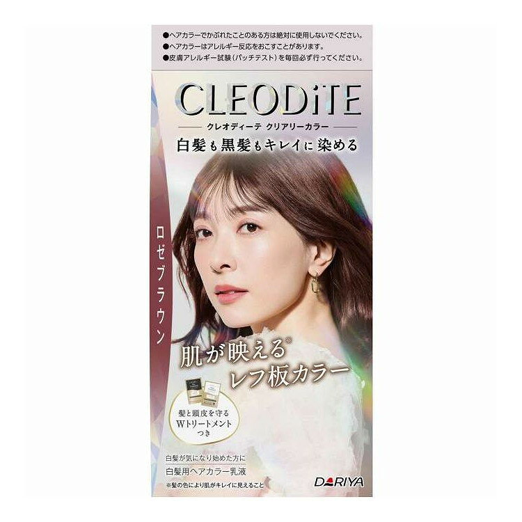 【商品詳細】白髪を気にせず、自分らしい髪色を楽しめるヘアカラー。肌映えに着目したやわらかな透明感を楽しめるカラーライン。成分:1剤[有効成分]：塩酸2，4−ジアミノフェノキシエタノール、トルエン−2，5−ジアミン、パラアミノフェノール、5−アミノオルトクレゾール[その他の成分]：亜硫酸ナトリウム、エタノール、エデト酸四ナトリウム四水塩、塩化アルキルトリメチルアンモニウム、加水分解シルク液、強アンモニア水、高重合メチルポリシロキサン（1）、シア脂、スクワラン、ステアリルアルコール、精製水、セタノール、濃グリセリン、フェノキシエタノール、ホホバ油、ポリ塩化ジメチルジメチレンピロリジニウム液、ポリオキシエチレンセチルエーテル、メチルポリシロキサン、モノエタノールアミン、流動パラフィン、レゾルシン、L−アスコルビン酸、香料2剤[有効成分]：過酸化水素[その他の成分]：エタノール、塩化ステアリルトリメチルアンモニウム、水酸化カリウム、精製水、セタノール、ヒドロキシエタンジホスホン酸液、ポリオキシエチレンステアリルエーテル、流動パラフィンプレトリートメントPR水、エタノール、BG、グリセリン、加水分解シルク、水酸化K、乳酸、ヒドロキシエチルセルロース、ヒバマタエキス、ポリクオタニウム−10、メチルパラベン、EDTA−2NaアフターヘアパックAF水、ジメチコン、セタノール、グリセリン、BG、ベヘントリモニウムクロリド、オレイン酸オレイル、加水分解野菜タンパクPG−プロピルシラントリオール、グルタミン酸、ラフィノース、ダイマージリノール酸水添ヒマシ油、アミノプロピルジメチコン、エタノール、クエン酸、クエン酸Na、ステアルトリモニウムクロリド、メチルパラベン、香料商品区分:医薬部外品メーカー名:ダリヤ生産国・加工国:日本内容量:1個【代引きについて】こちらの商品は、代引きでの出荷は受け付けておりません。【送料について】北海道、沖縄、離島は送料を頂きます。