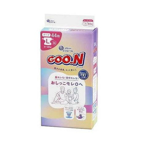 【単品4個セット】 グーン おしっこモレ0へ Lサイズ 大王製紙 44枚(代引不可)【ポイント10倍】【送料無料】