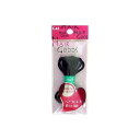 【単品5個セット】貝印 H/G ヘアゴム 太 黒 約1m 抗菌(代引不可)【メール便(ゆうパケット)】