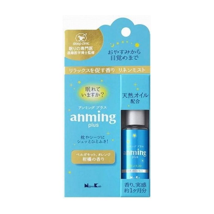 【単品3個セット】日本香堂 アンミングプラスリネンミスト 日用品 日用消耗品 雑貨品(代引不可)【メール便（ゆうパケット）】【送料無料】