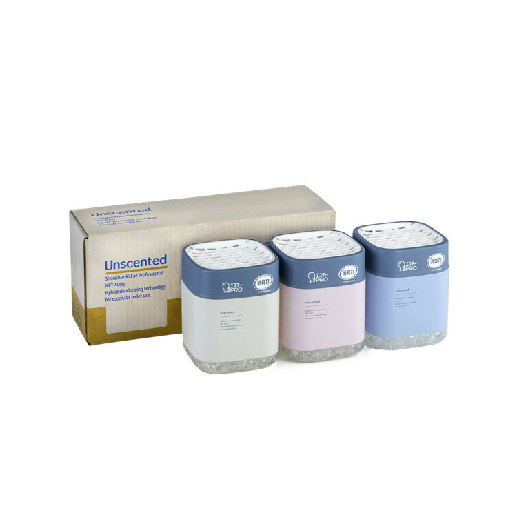 【単品4個セット】 消臭力 業務用 ビーズタイプ 本体 無香料 デザインアソート 3個パック エステーPRO(代引不可)【送料無料】(3)