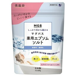 【単品20個セット】 マグバス 薬用エプソムソルト 無香料 (株)ヘルス(代引不可)【送料無料】