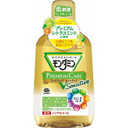 【単品17個セット】モンダミン プレミアムケアセンシティブ プレミアムシトラスミント1080ML アース製薬(代引不可)【送料無料】