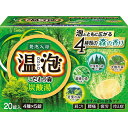 【単品4個セット】温泡ONPOこだわり森炭酸湯20錠入 アース製薬(代引不可)【送料無料】