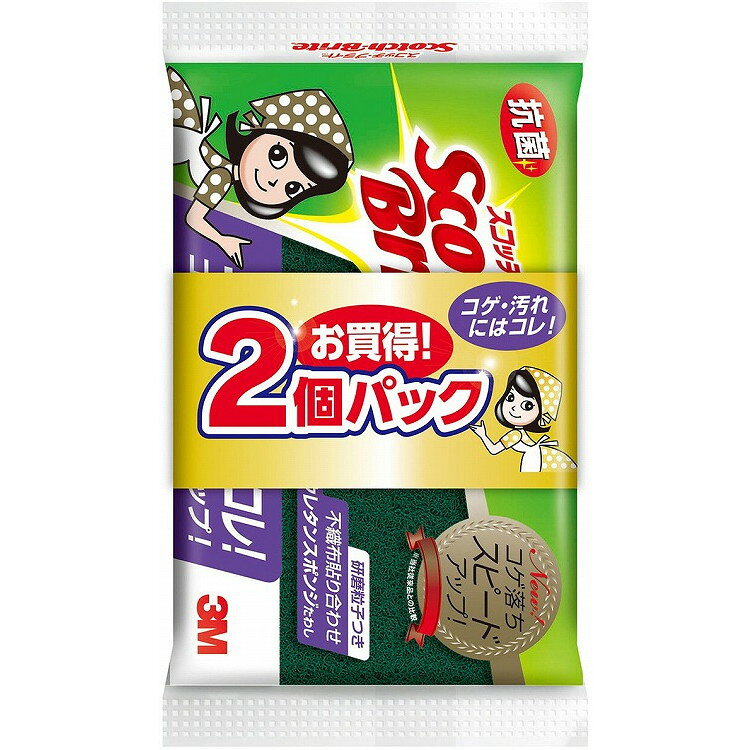このページは4549395107278単品が12個セットの商品ページです【商品特徴】泡立ちのよいウレタンスポンジとナイロン不織布の貼り合わせ。ケンマ粒子つきでコゲつきなどのガンコな汚れも素早くスッキリ。【製造者】スリーエムジャパン株式会社【生産国】日本【単品内容量】2個※メーカーの都合によりパッケージ、内容等が変更される場合がございます。当店はメーカーコード（JANコード）で管理をしている為それに伴う返品、返金等の対応は受け付けておりませんのでご了承の上お買い求めください。【代引きについて】こちらの商品は、代引きでの出荷は受け付けておりません。【送料について】北海道、沖縄、離島は別途送料を頂きます。
