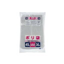 【単品5個セット】JNL493ポリ袋45L半透明 (株)ジャパックス(代引不可)【送料無料】(3)