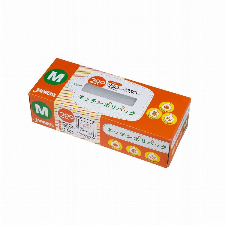 【単品7個セット】SSB12キッチンポリパックMサイズ200枚 (株)ジャパックス(代引不可)