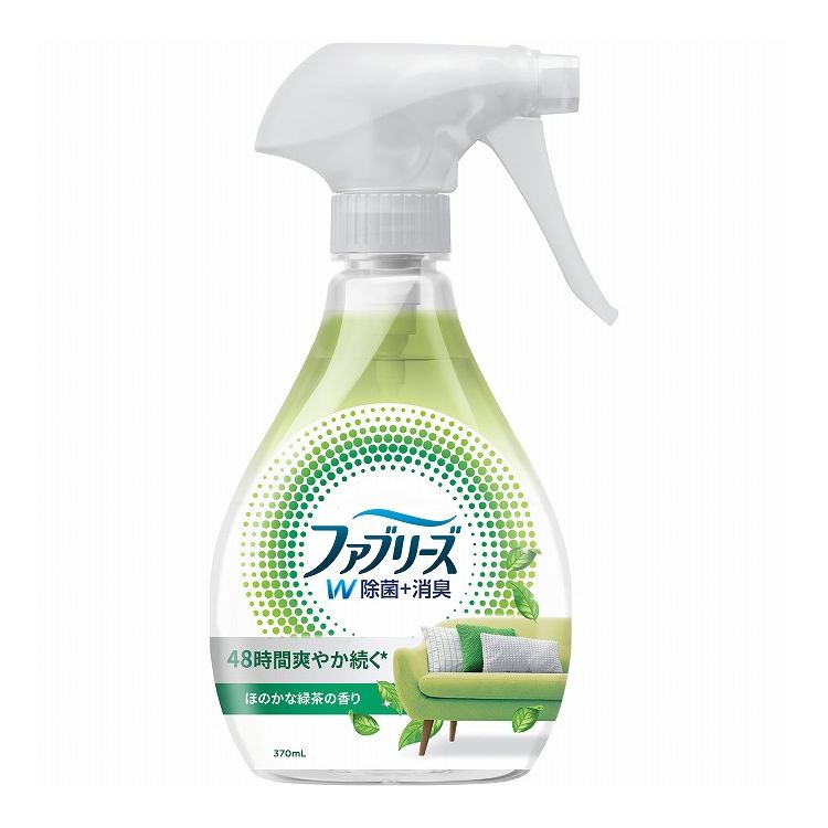 【単品10個セット】ファブリーズW除菌ほのかな緑茶の香り P&Gジャパン 370mL(代引不可)【ポイント10倍】【送料無料】