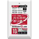 【単品17個セット】GE13 再生エコマーク袋半透明 10L 30枚 ハウスホールドジャパン(株)(代引不可)【送料無料】(3)