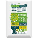 【単品20個セット】GE35 再生エコマーク袋半透明 30L増量30枚 ハウスホールドジャパン(株)(代引不可)【送料無料】