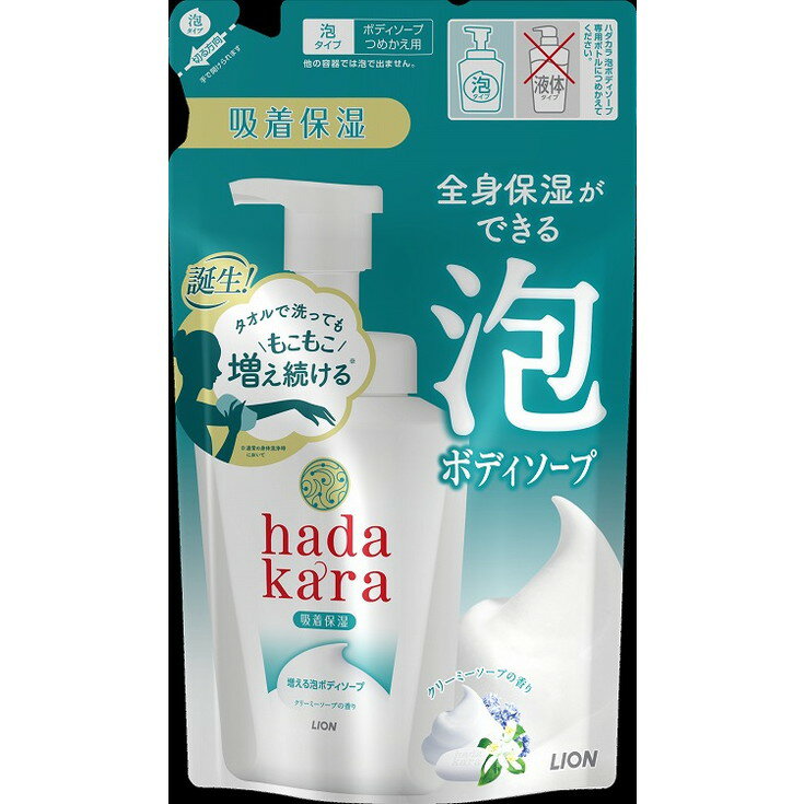 【単品1個セット】HADAKARA泡タイプクリーミーソープツメカエ ライオン(代引不可)