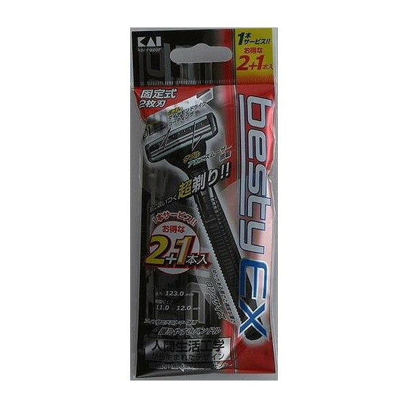 【単品1個セット】 ベスティEX固定2+1 貝印株式会社(代引不可)