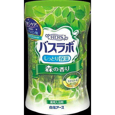 【単品14個セット】HERSバスラボボトル 森の香り600g 白元アース(キング)(代引不可)【送料無料】