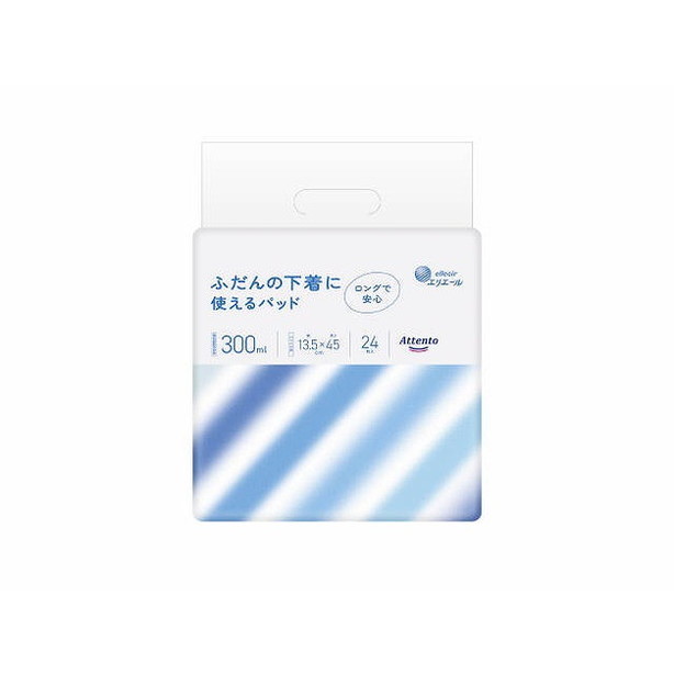 【単品10個セット】アテントふだんの下着に使えるパッド300ml 24枚 大王製紙(代引不可)【送料無料】