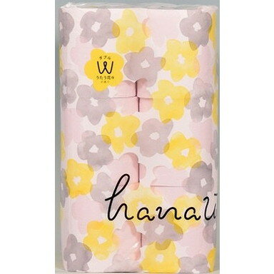 【単品5個セット】ピンクhanauta 12ロールダブル うたう花々の香り 西日本衛材【送料無料】