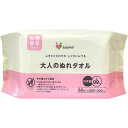 【単品14個セット】SASAYELL大人のぬれタオル大判60枚 昭和紙工(一般)【送料無料】