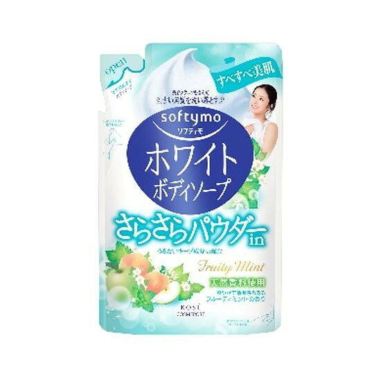 【単品6個セット】 ソフティモホワイトBSパウダーイン替420ML コーセーコスメポート株式会社(代引不可)【送料無料】