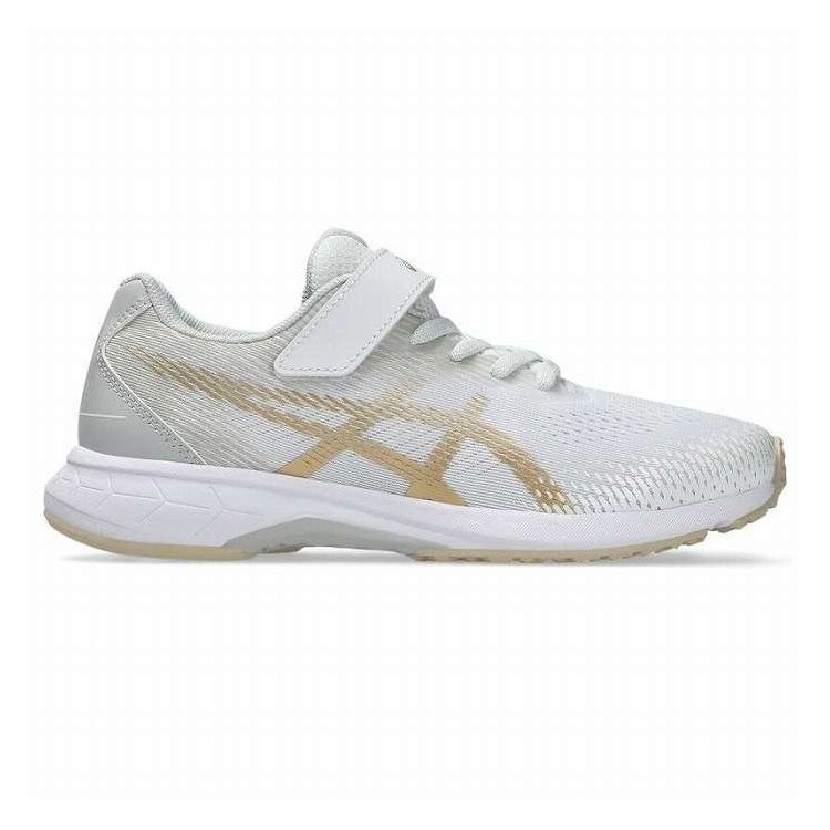 asics アシックス LAZERBEAM RJ-MG-B 22.5cm WHT/CP.GD レーザービーム アシックスジュニア ジュニア 小学生 中学生 運動靴 部活 学校 運動会(代引不可)【送料無料】