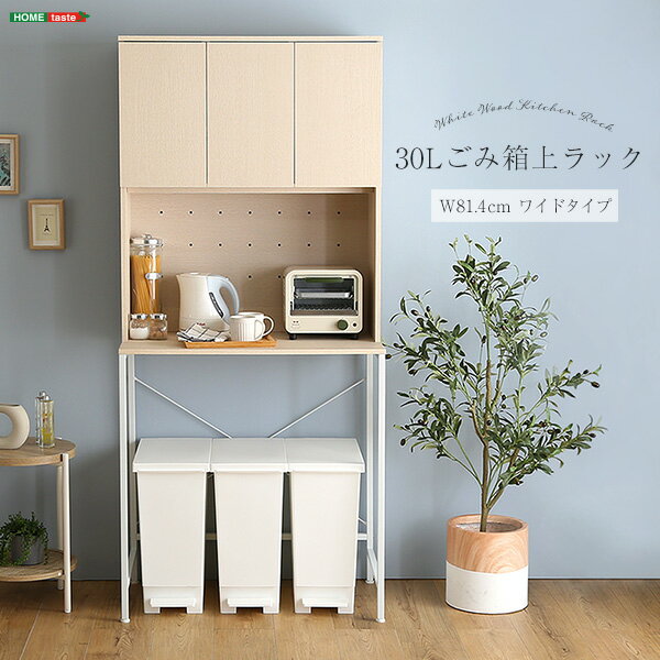 Sink Side Racks - さわやかな30Lごみ箱上ラック ワイドタイプ ゴミ箱上ラック ごみ箱上ラック ゴミ箱ラック ごみ箱ラック ゴミ箱上収納 ゴミ箱収納 キッチンラック キッチン収納 家電収納 台所収納 食器棚 調理 台所(代引不可)【送料無料】