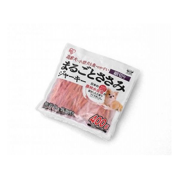 アイリスオーヤマ まるごとささみジャーキー 細切り 400g P-IJ-HS400 IRIS OHYAMA【ポイント10倍】
