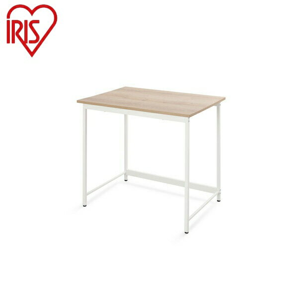 アイリスオーヤマ ベーシックデスク800×600 BDK-8060 ライトナチュラル/ホワイト ベーシックデスク800×..