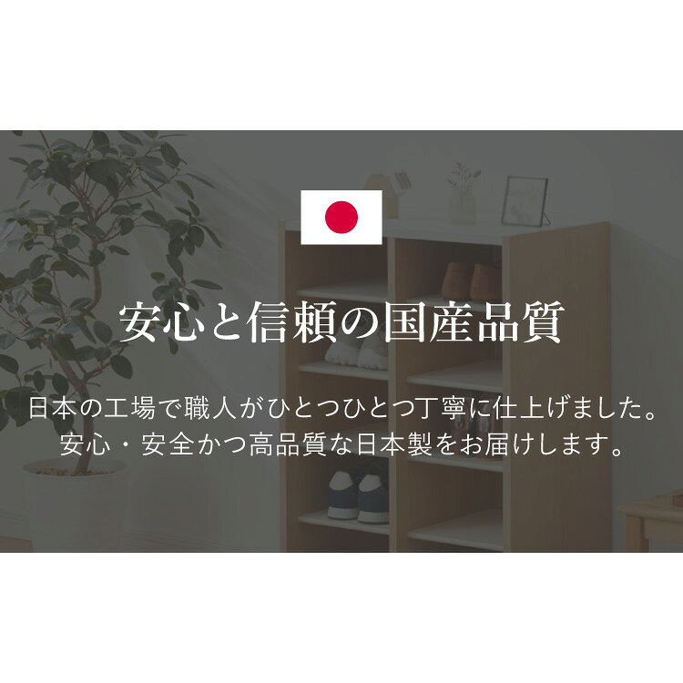 日本製 棚板が外せて洗える シューズラック大容...の紹介画像2