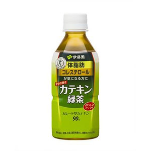 伊藤園 2つの働きカテキン緑茶 350ml×24本 1ケース 緑茶（代引き不可）