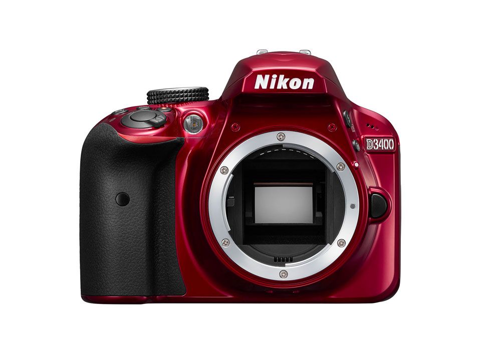 ニコン ＜D＞Nikon デジタル一眼レフカメラ D3400・ボディ(2416万画素/レッド) D3400RD(代引き不可)