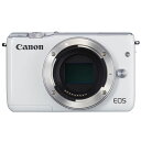 キヤノン ＜EOS＞Canon ミラーレス一眼カメラ EOS M10・ボディ(1800万画素/ホワイト)[0922C004] EOSM10WH-BODY(代引き不可)