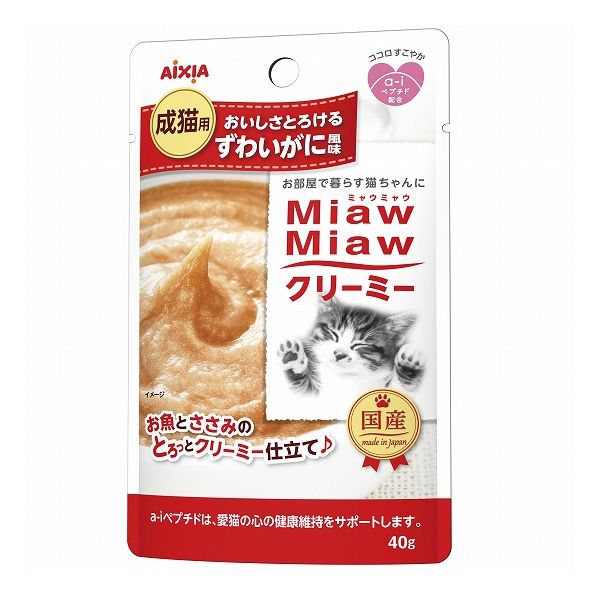 アイシア MiawMiawクリーミー ずわいがに風味【ポイント10倍】