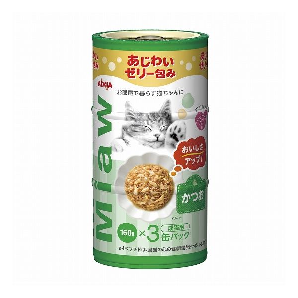 アイシア MiawMiaw3P かつお【ポイント10倍】