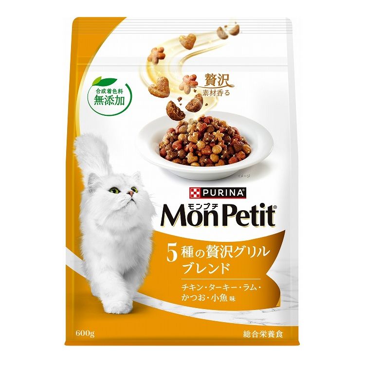 ネスレ日本 モンプチバッグ 5種贅沢グリル 600g【ポイント10倍】