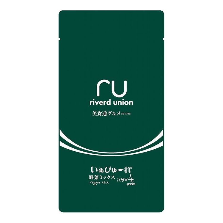 リバード いぬぴゅーれ 美食通グルメseries 野菜ミックス 10g×4本【ポイント10倍】