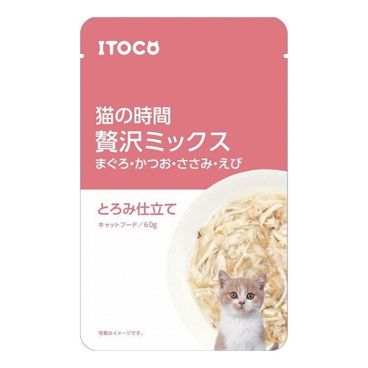 イトウアンドカンパニー 猫の時間 まぐろ・かつお・ささみ・えび 60g【ポイント10倍】