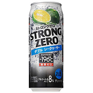 サントリー −196℃ ストロングゼロ ダブルダブルシークヮーサー 500ml×24本(代引き不可)【送料無料】 サントリー −196℃ ストロングゼロ ダブルダブルシークヮーサー 500ml×24本(代引き不可)【送料無料】