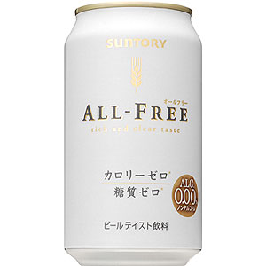サントリー オールフリー 350ml×24本 ノンアルコール(代引き不可)【送料無料】 サントリー オールフリー 350ml×24本 ノンアルコール(代引き不可)【送料無料】