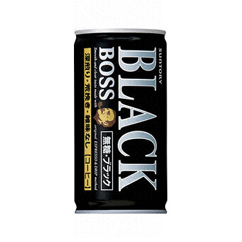 サントリー BOSS ボス 珈琲 無糖ブラック 185g×30本(代引き不可)【送料無料】