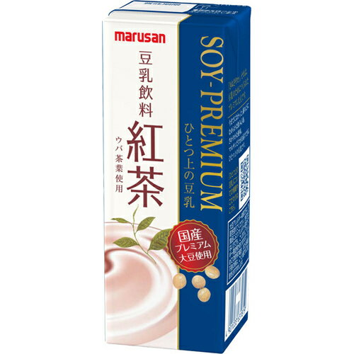 マルサン ひとつ上の豆乳 紅茶 200ml×24本