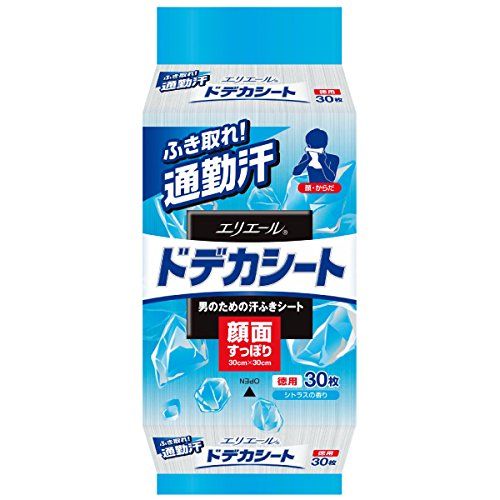 エリエール for MEN(フォーメン) ドデカシート 顔・からだ用 徳用 30枚入り