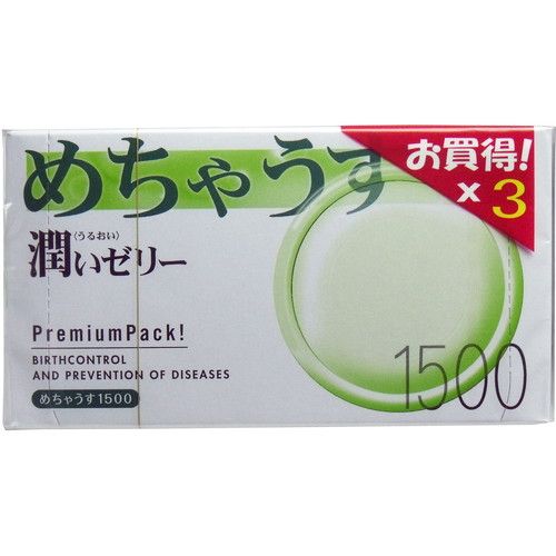 めちゃうす1500 12個入り*3箱(コンドーム)