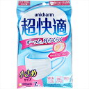 (日本製 PM2.5対応)超快適マスク プリ-ツタイプ シルク配合 小さめ 7枚入(unicharm)