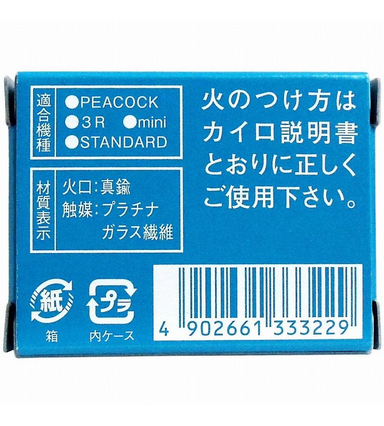ハクキンカイロ 換火口