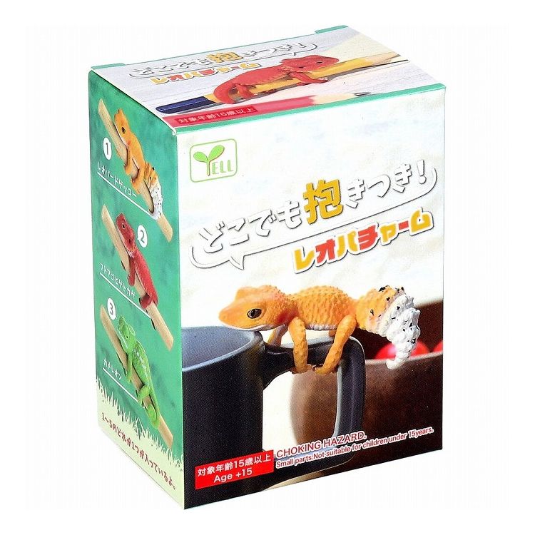 フィギュア どこでも抱きつき!レオパチャーム BOX 1個入