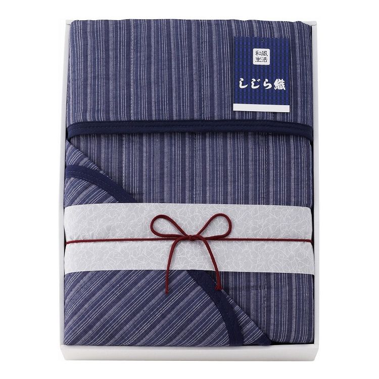 しじら織キルト敷パット&ピロパット SSJ-2260(代引不可)【送料無料】