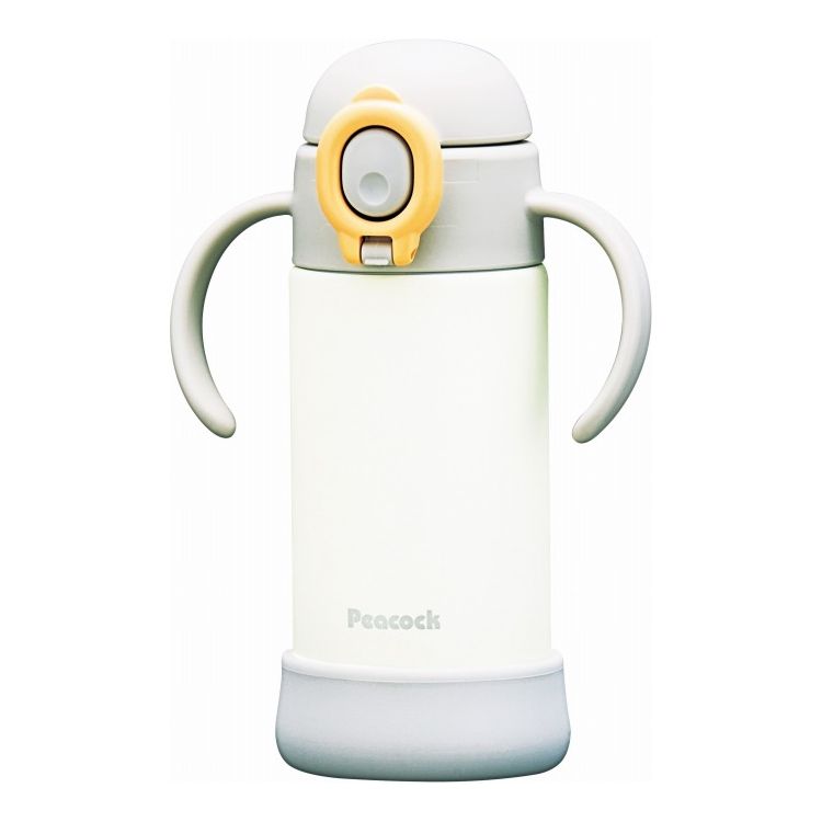01 POINT　360ml ぎゅっと握りやすい！両手で持てるハンドル付き。400ml 使い方いろいろ！携帯に便利なベルト付き。02 POINT　ごくごく飲めるストロータイプ。03 POINT　パーツは簡単に分解できて、食洗機OKなのでお手入れラクラク。※ベルトは食洗機NGです。04 POINT　ステンレス製真空二重のまほうびん構造で、温度を長時間キープします。05 POINT　四面コーティング無しのステンレスを使用。06 POINT　漏れを防止するロックリング付きなので、バッグの中に入れても安心。07 POINT　やわらかいシリコーン製の保護用底カバー付き。お手入れの簡単さにこだわった7ヶ月頃から使えるベビー用水筒。保冷●11℃以下（6時間）【セット内容】商品124×76×184mm【商品サイズ】-【材質】ステンレス鋼商品重量：箱サイズ：箱127×100×195mm備考※メーカー都合により、デザイン・内容等が変更になる場合がございます。【代引きについて】こちらの商品は、代引きでの出荷は受け付けておりません。【送料について】北海道、沖縄、離島は送料を頂きます。LINK360ml イエロー360ml グレー400ml イエロー400ml グレー