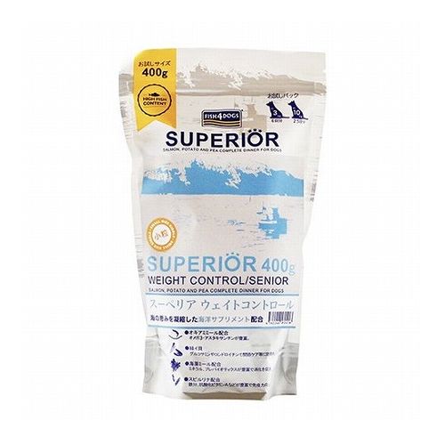 フィッシュフォードッグ スーペリア ウェイトコントロール 400g FISH4DOGS ドッグフード フード 食品 ペットフード【ポイント10倍】