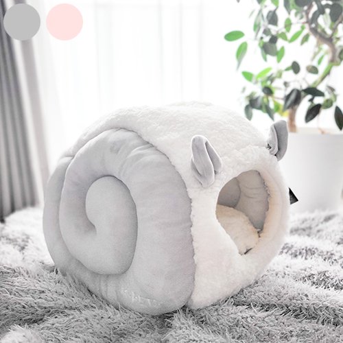 M-PETS エムペッツ Dolly ドリィ ひつじ ヒツジ ECOベッド ドーム型ベッド ボア クッション ベッド 手..